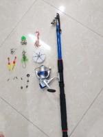 Xả kho bộ cần câu cá 2m4 2m7 3m máy 4000