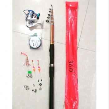Bộ cần câu cá Shimano 3m6 máy 4000 kim loại