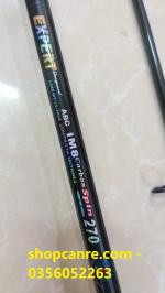 Bộ cần câu 2 khúc rỗng bạo lực expert spin cán gỗ bần đã phủ keo