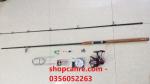 Bộ cần câu 2 khúc rỗng bạo lực expert spin cán gỗ bần đã phủ keo
