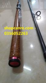 Bộ cần câu 2 khúc rỗng bạo lực expert spin cán gỗ bần đã phủ keo