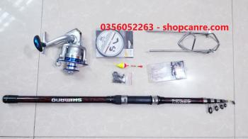 Bộ cần câu máy rút gọn SHIMANO rẻ vô địch