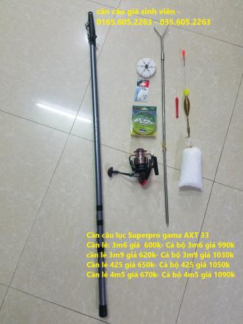 Bộ cần câu lục xa bờ super pro axt gama A chính hãng