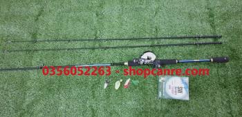 Bộ cần lure Shimano máy ngang 2 ngọn siêu rẻ