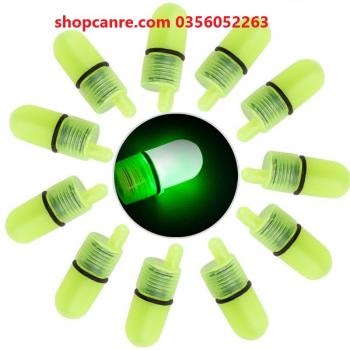 combo 3 Đèn gắn chuông câu cá, đèn định vị tiêu câu lục