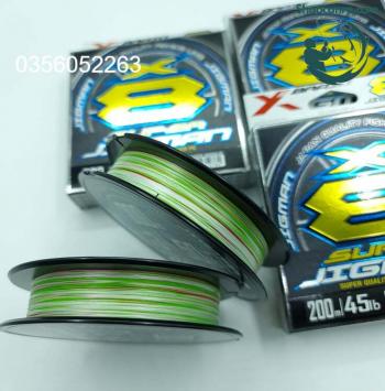 Dù nổi câu lục câu lure Super Jigman Xbraid X8 200m