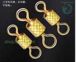 combo 3 Móc Khoá số 8 vàng cao cấp