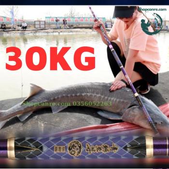 Cần câu đài săn hàng Cá Tầm Xanh thế hệ 5 phiên bản đặc biệt