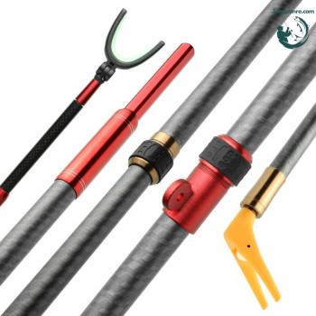 Gác cần câu đài săn hàng siêu cứng 3m 4m cho cần 4m5 - 12m