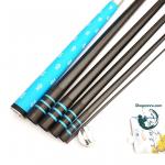 Cần câu tay bạch kinh thiên xanh 10H tặng kèm đọt phụ kiện