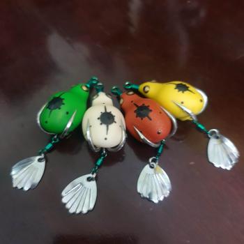 Mồi lure nhái hơi TNQ TV1 (7gr) và TV2 (12gr) - TOÁN NHÀ QUÊ / TNQ LURES