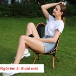 Ghế phượt xếp gọn du lịch cắm trại câu cá siêu nhẹ