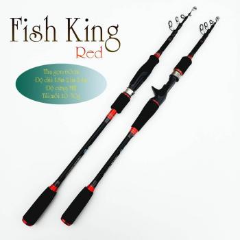 Cần câu lure Rút gọn Fish King độ dài khi rút gọn 60cm